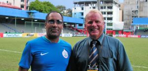 India’s football team in the SAFF Championships in Maldives 2008
