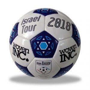 Soccerball for the Israel Tour.