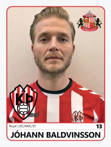 Panini stickers for Reykjavik’s Knattspyrnufélagið Þróttur “Throttur”