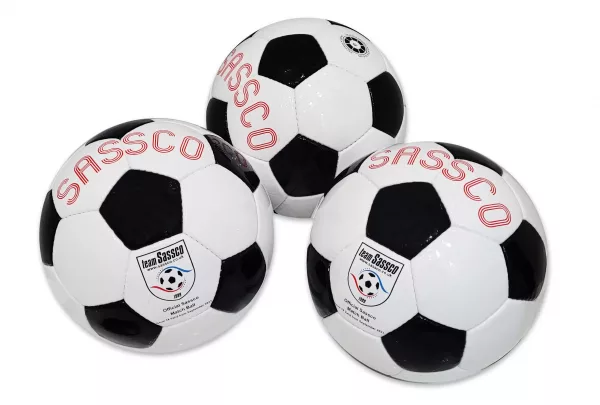 Retro Telstar style 1970s footballs