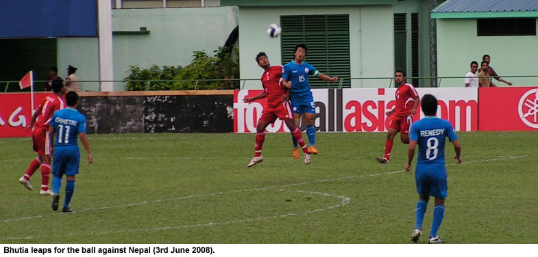 India's football team in the SAFF Championships in Maldives 2008
