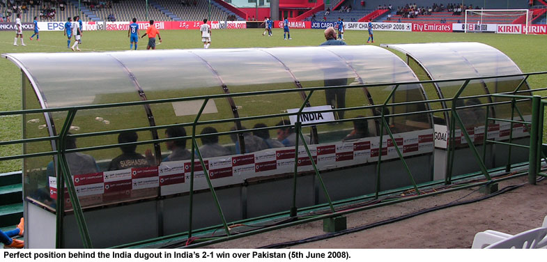 India's football team in the SAFF Championships in Maldives 2008